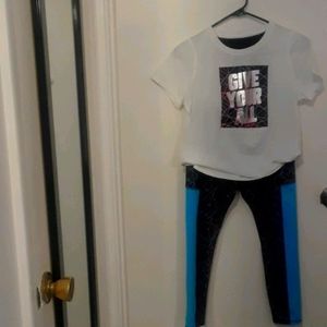 Girls two piece workout set